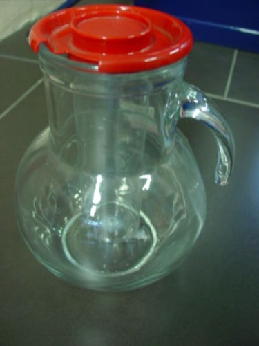 Caraffa vetro con porta - vetro,
