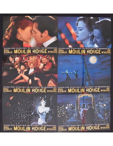 Fotobuste moulin rouge nicole - rouge,