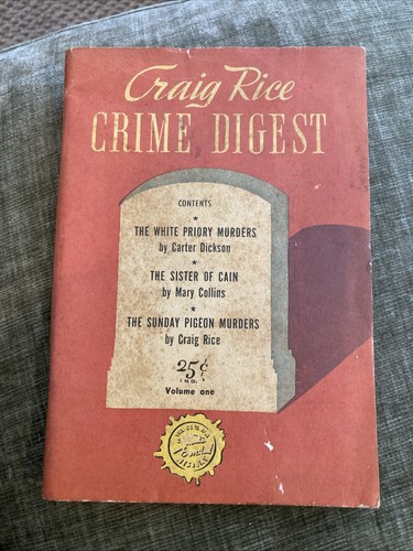 Crime digest vintage - pb,, craig