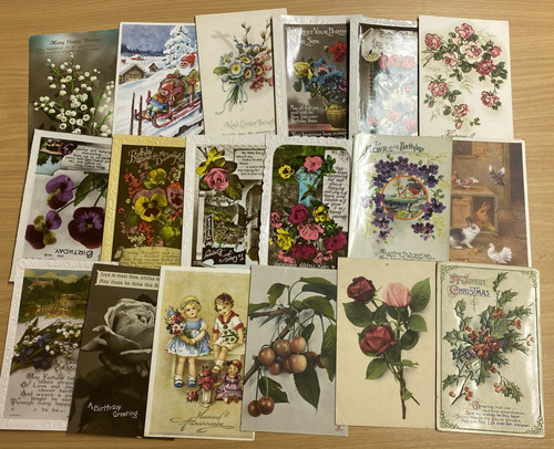 Postcards greetings - 90+,