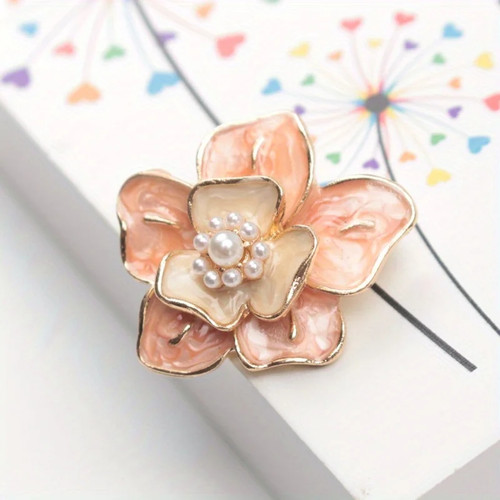Spilla fiore moda lusso luce