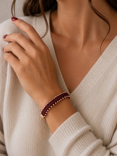 Bracciale uncinetto fascia - a,