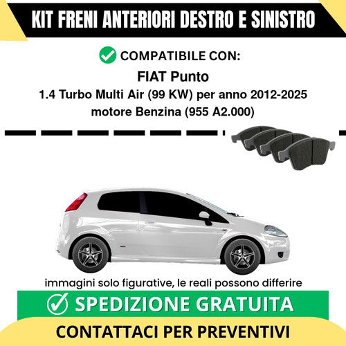 Pastiglie freno anteriori per - pastiglie,