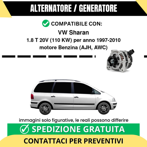 Alternatore sharan 8 - sharan, t
