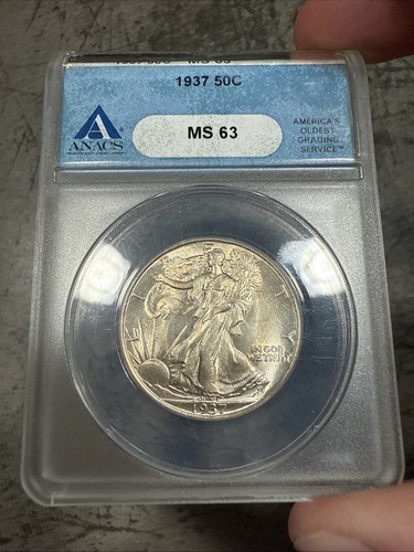Mezzo dollaro 1937 - , walking