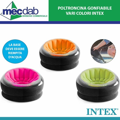 Poltroncina gonfiabile con - poltroncina,