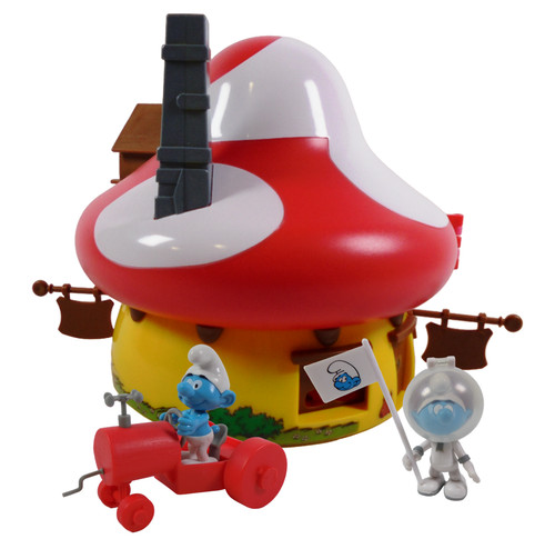 Casa dei puffi con - con, action