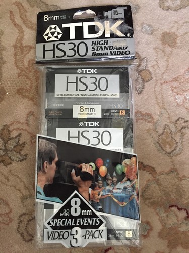 Nastro videocassetta tdk hs30 - videocassetta,