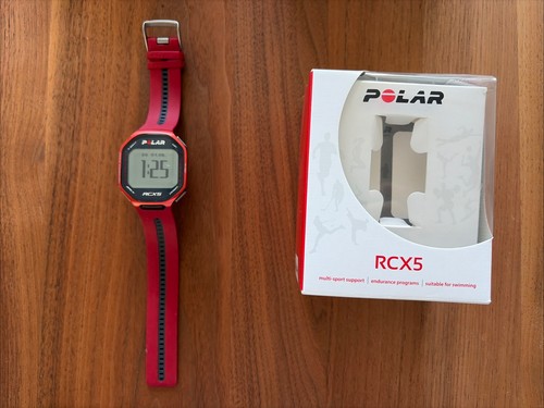 Orologio polar rcx5 rosso - rcx5,