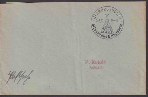 Postsache ulzburg holst - dr/postsache,, ulzburg/holst