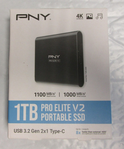 Ssd portatile pny 1tb - 1tb, pro
