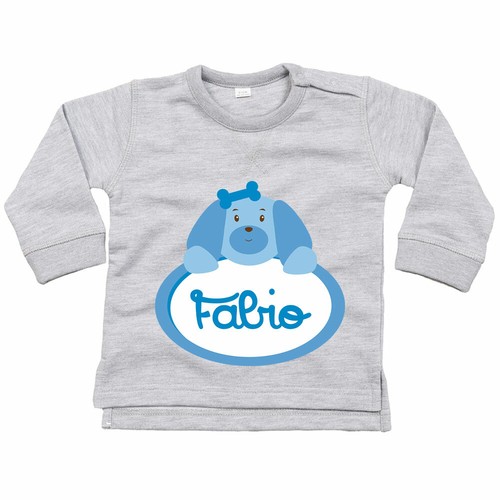 Felpa neonato personalizzata