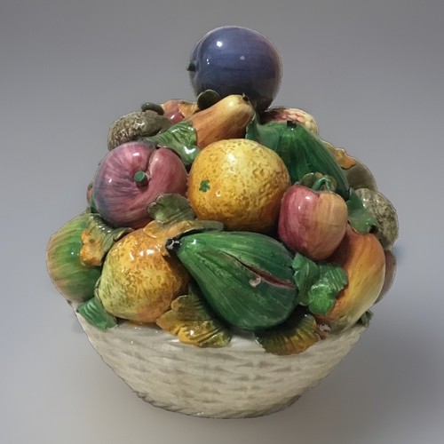 Cesto frutta e - e, foglie