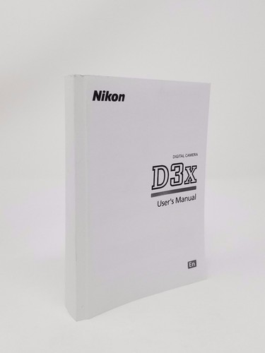 Nikon d3x manuale istruzioni - d3x,