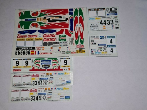 Decal racing43 toyota - 1:43,