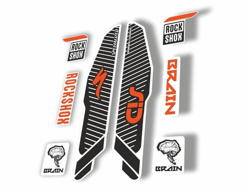 Adesivo decalcomania rock shox - adesivo,