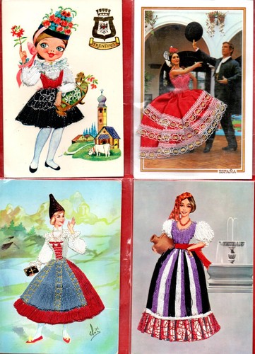 Lotto cartoline con - -,
