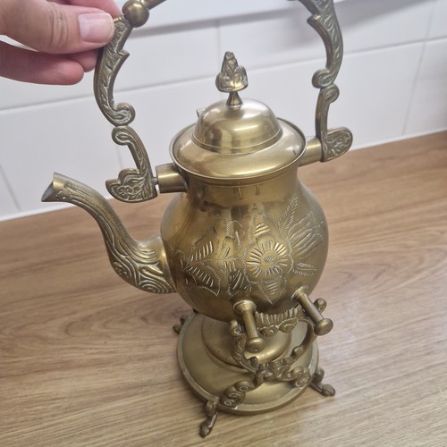 Antique brass indian - antique, tea