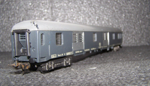 Carrozza postale ardesia - postale, fs