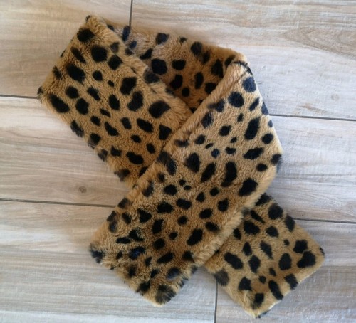 Sciarpa leopardato contorto - leopardato,