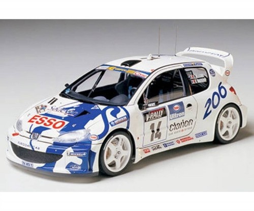 Peugeot 206 wrc tamiya - peugeot,