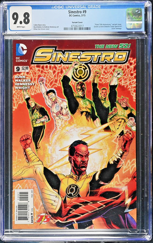 Comics sinestro cgc - sinestro, 9,8