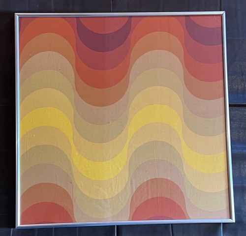 Tessuto verner panton wave - wave, con