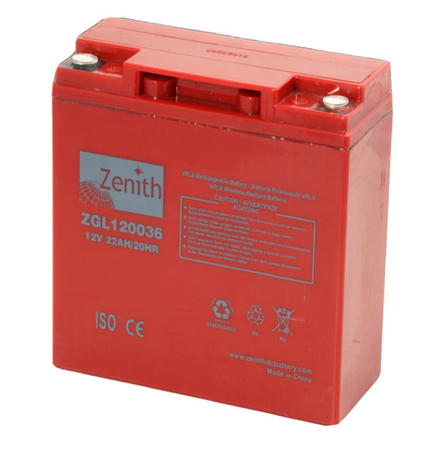 Batteria 22a 12v agm zenith - 22a,