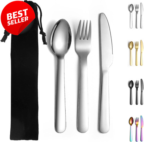 Set argenteria portatile 3pz - set,
