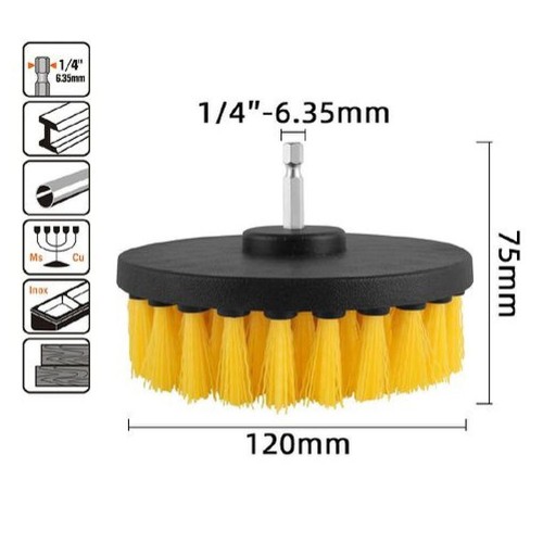 Spazzola nylon 120mm - spazzola,