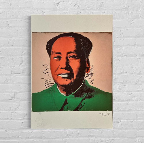 Andy warhol mao litografia - warhol,