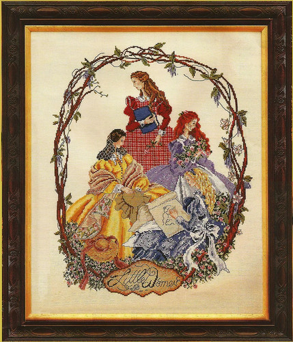 Little women cross stitch - women,
