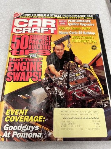Car craft jul 1993 engine - car,