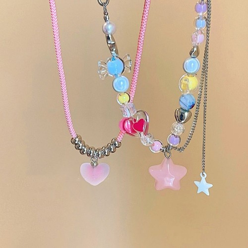 Collana stella materiale - , misto