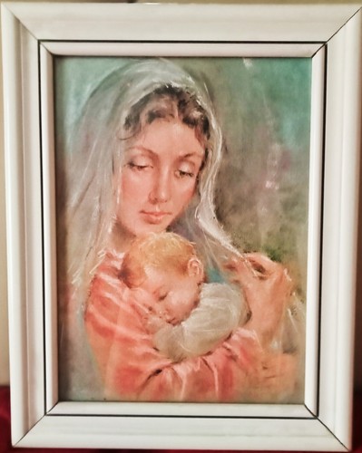 Quadro madonna con bambino - quadro, bambino,da