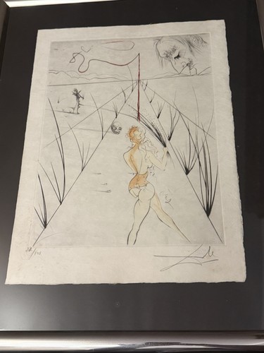 Salvador dalì a femme au - dalì,