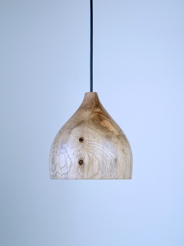 Wood pendant light - pendant,