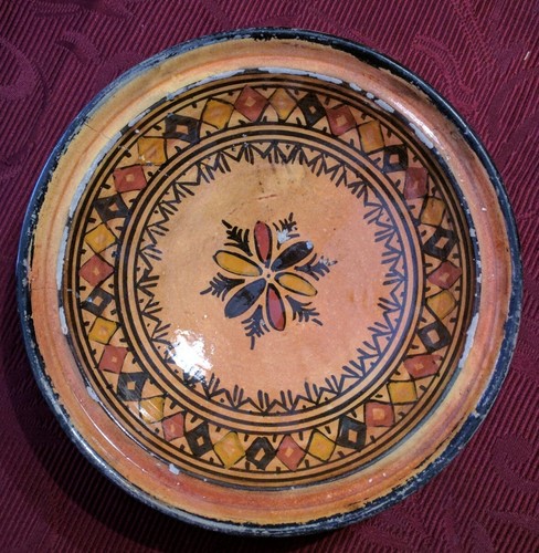 Antico piatto marocchino - antico,