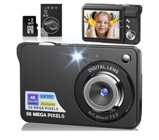 Macchina Fotografica Digitale 56MP 4K Fotocamera Con Zoom 20X Ricaricabile Macch