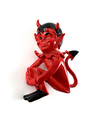 Spilla winking devil - winking, |