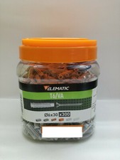 BOX T6 SCATOLA 300 TASSELLI TASSELLO 6 mm  6x30 con vite ELEMATIC BARATTOLO