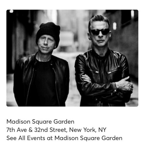 Depeche mode madison square - mode,