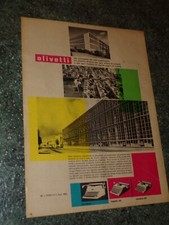 OLIVETTI LETTERA 22 STUDIO 44 LEXIKON ANNO 1954 ANNI 50 PUBBLICITA=ADVERTISING