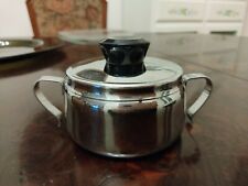 Zuccheriera in acciaio con coperchio