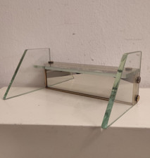 MENSOLA IN CRISTALLO CON SPECCHIO, ANNI 40. ERA LUIGI FONTANA