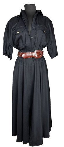 Abito maxi camicia vintage - abito,