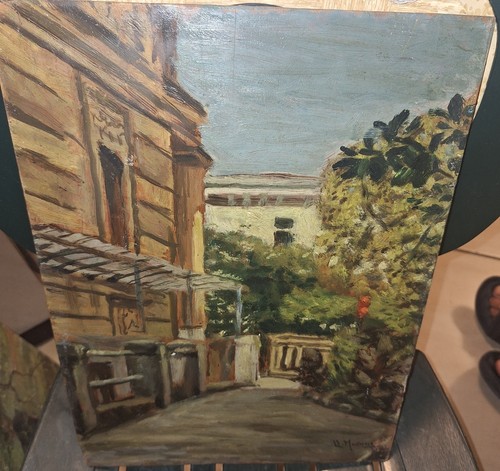 Dipinto olio tavola - ad, su
