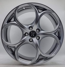 4 cerchi lega alfa romeo giulia differenziato r19 cromolook lt004932