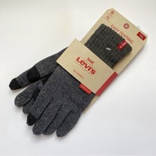Levis mens knit gloves - sz, l