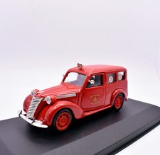 Modellino auto scala 1:43 Fiat 1100 E furgone Vigli il fuoco vigili del fuoco Brumm